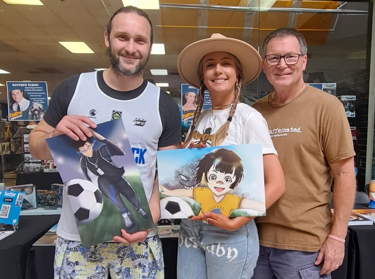 javajunkie1978's tweet image. Got to meet two of the voice-over cast members of the anime show Blue Lock. They also work at Medieval Times in Dallas. Matthew is a knight and Monét is her Majesty the Queen, as well as, one of the falconers.