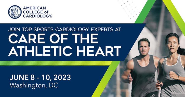 ⏰ Last Day to Save $ Advanced registration for #ACCAthleticHeart ends TODAY 📆 June 8-10 🏛️ Washington, DC 🧑🏻‍🏫 In-person (limited seats!) & 👩🏽‍💻Virtual options Register now to learn from #SportsCardio experts, see posters on latest research & more 👉🏼bit.ly/3n42lhu