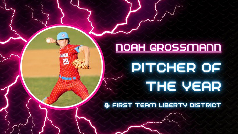 noah_g29's tweet image. Blessed to be named Liberty District Pitcher of the Year! @RichmondBraves @JRudd_Scout @MStatesmenBsbl @PBRVirginiaDC