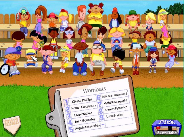 TylerZulli's tweet photo. Without knowing who has which team, which of these is the best Backyard Baseball 2001 team?

@crossinglinepod https://t.co/Jq0vmAOorH