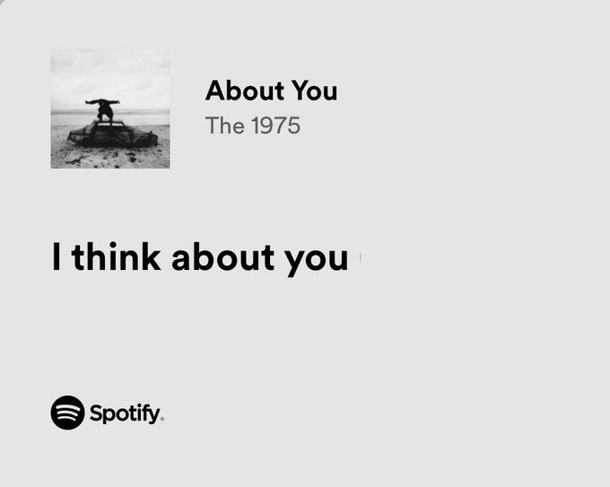 thesadbaby's tweet photo. the 1975 / about you https://t.co/Lk6gD2krFk