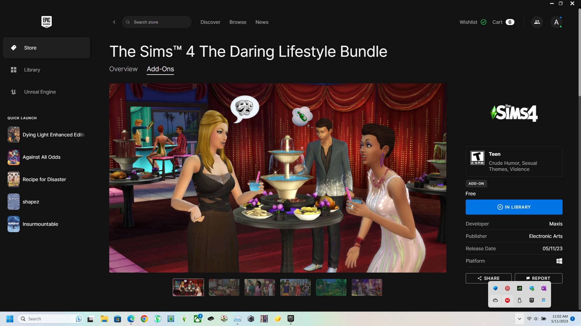 The Sims 4 free content packs offered on Epic Games Store this week -  Polygon