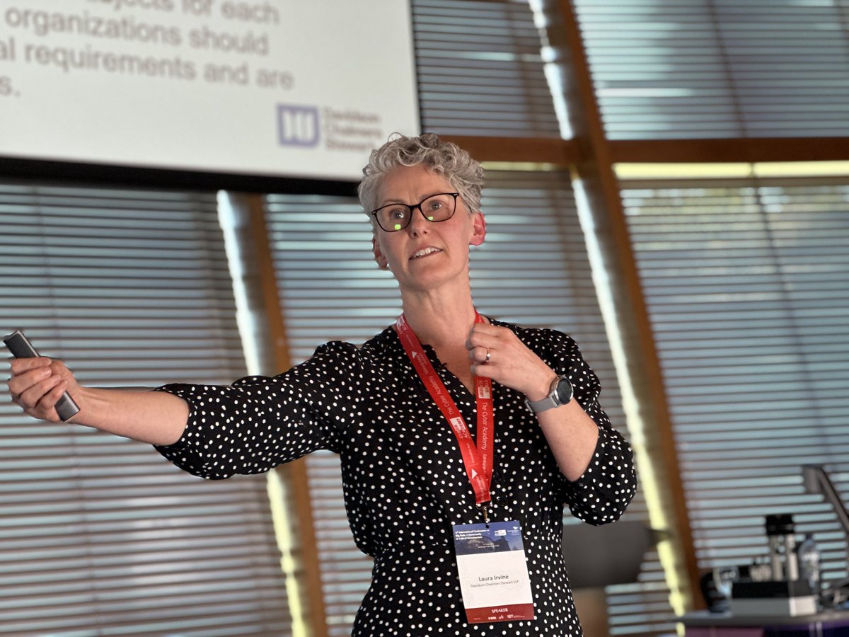 billatnapier's tweet photo. Laura thinks that you should not a privacy notice with ChatGPT #bigdata23 https://t.co/u5Jj7BG4Oi