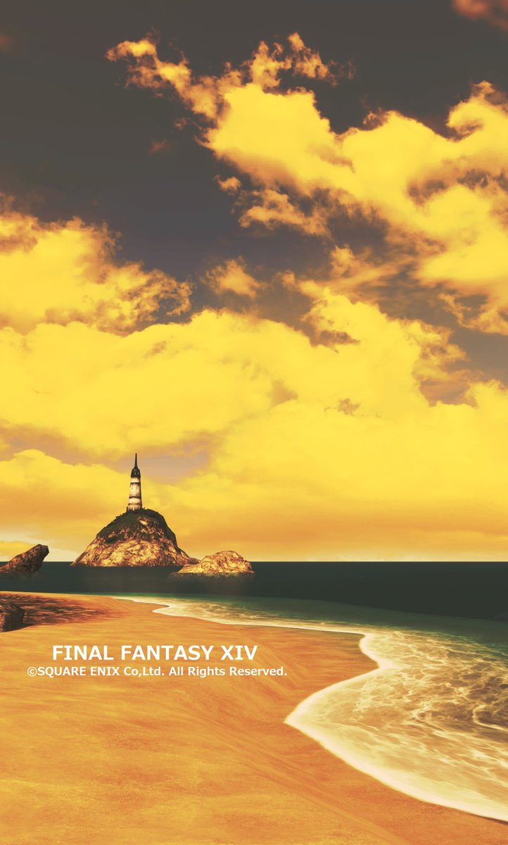 #FF14風景 
ET17:45晴れ＋色鉛筆