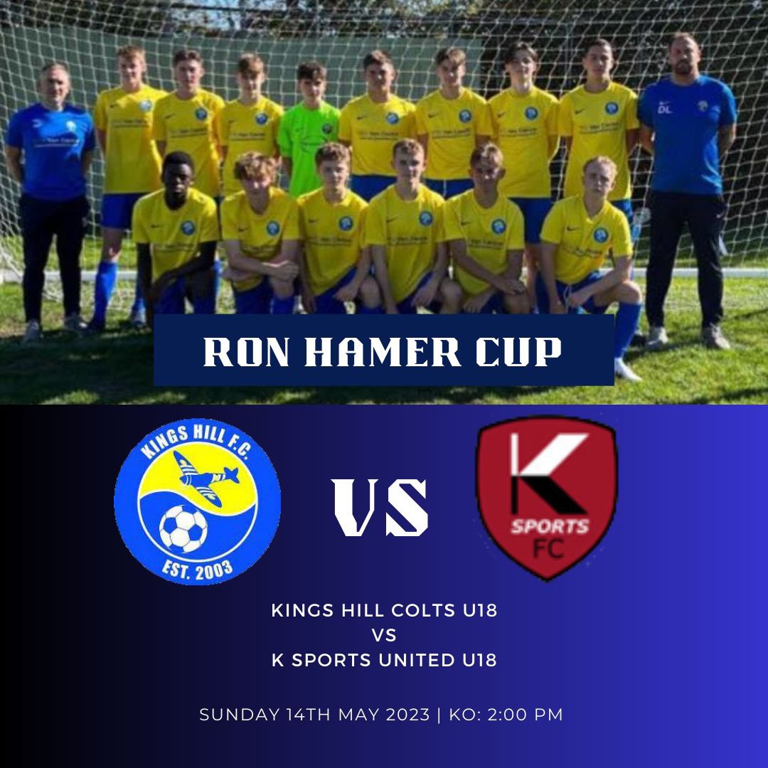 KingsHillFC1's tweet image. It’s the Maidstone Minor League finals on Sunday featuring both our U16 and U18 Colts. Please come along to cheer the lads on if you’re free. 💛⚽️💙