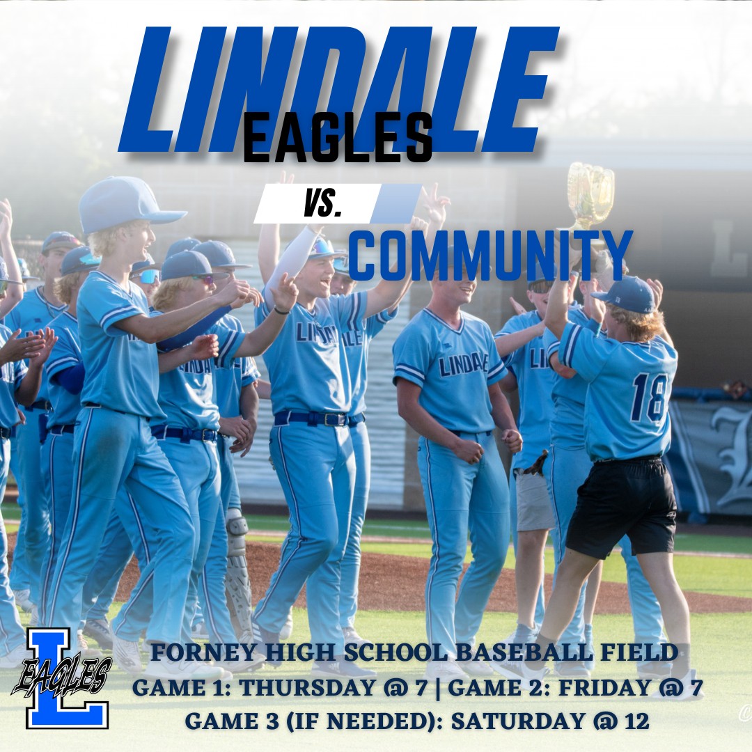 Lindale ISD on Twitter "🚨 AREA ROUND 🚨 Good luck to our Lindale Eagles