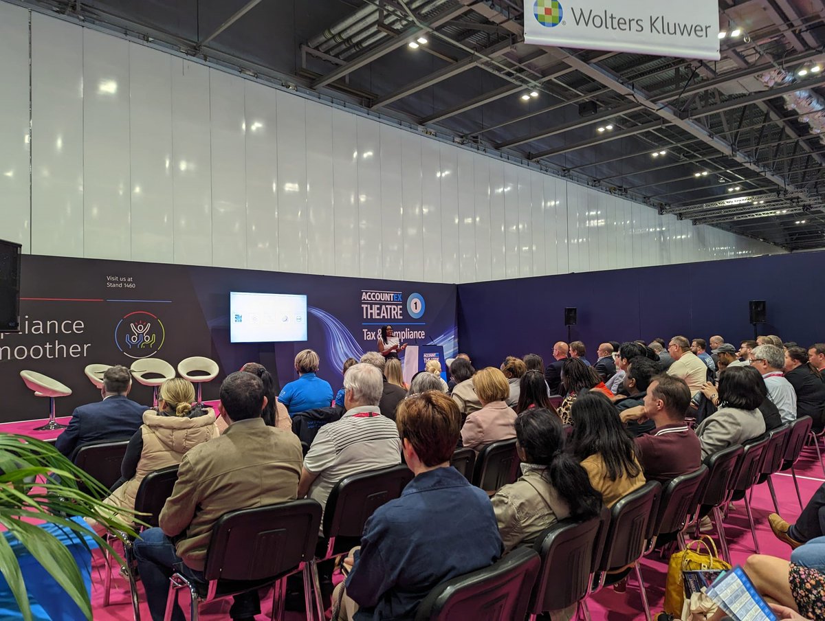 wolterskluweruk's tweet photo. Queues around our bar. Demos galore. A packed #PracticeEvolution Theatre. We're delighted that @Accountex has been such a success!
Thank you to all who visited stand 1460, and a special thanks to our speakers from around the #accountancy industry. We're so proud of our team π€© https://t.co/Ydnn6jZrQq