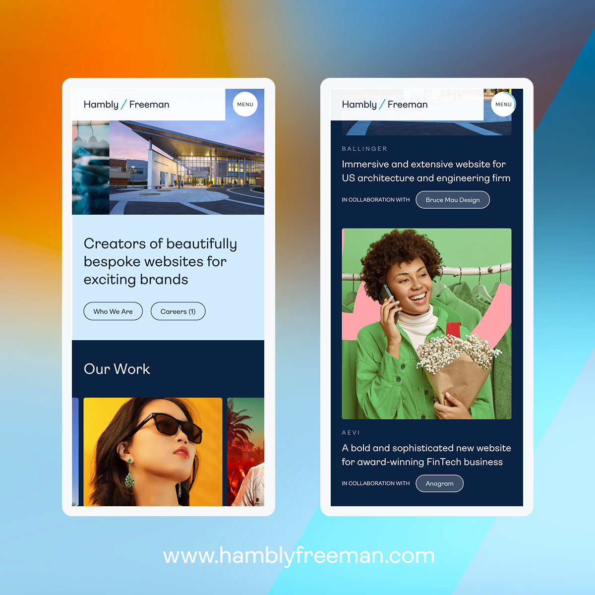 Needless to say, this new site of ours works nicely on mobile!
