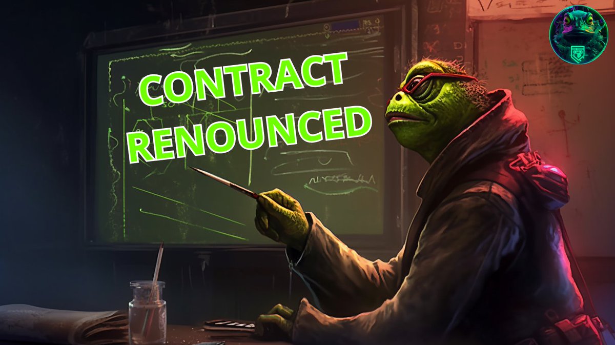 ✅CONTRACT RENOUNCED✅

✈️ PepeBob has officially renounced our contract

HASH: bscscan.com/tx/0xa1db7ae80…

🚀Beside, with our MASSIVE MARKETING PLAN, we will take $PEBO to the MOON and Beyond

What you are waiting for❔
👉TRADE NOW