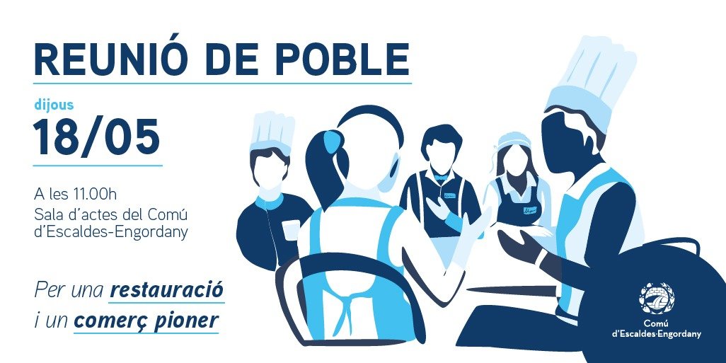 comuee's tweet photo. 🏫 La sala d’actes del Comú d’Escaldes-Engordany acull una nova reunió de poble.
👩🏻🍳 Està dirigida a la restauració i comerç per fer balanç de la feina feta i enfortir lligams amb el sector.
1/2
#escaldesengordany #reuniodepoble #reunio #comerç #restauració #Andorra https://t.co/0Ur5o5DrOn