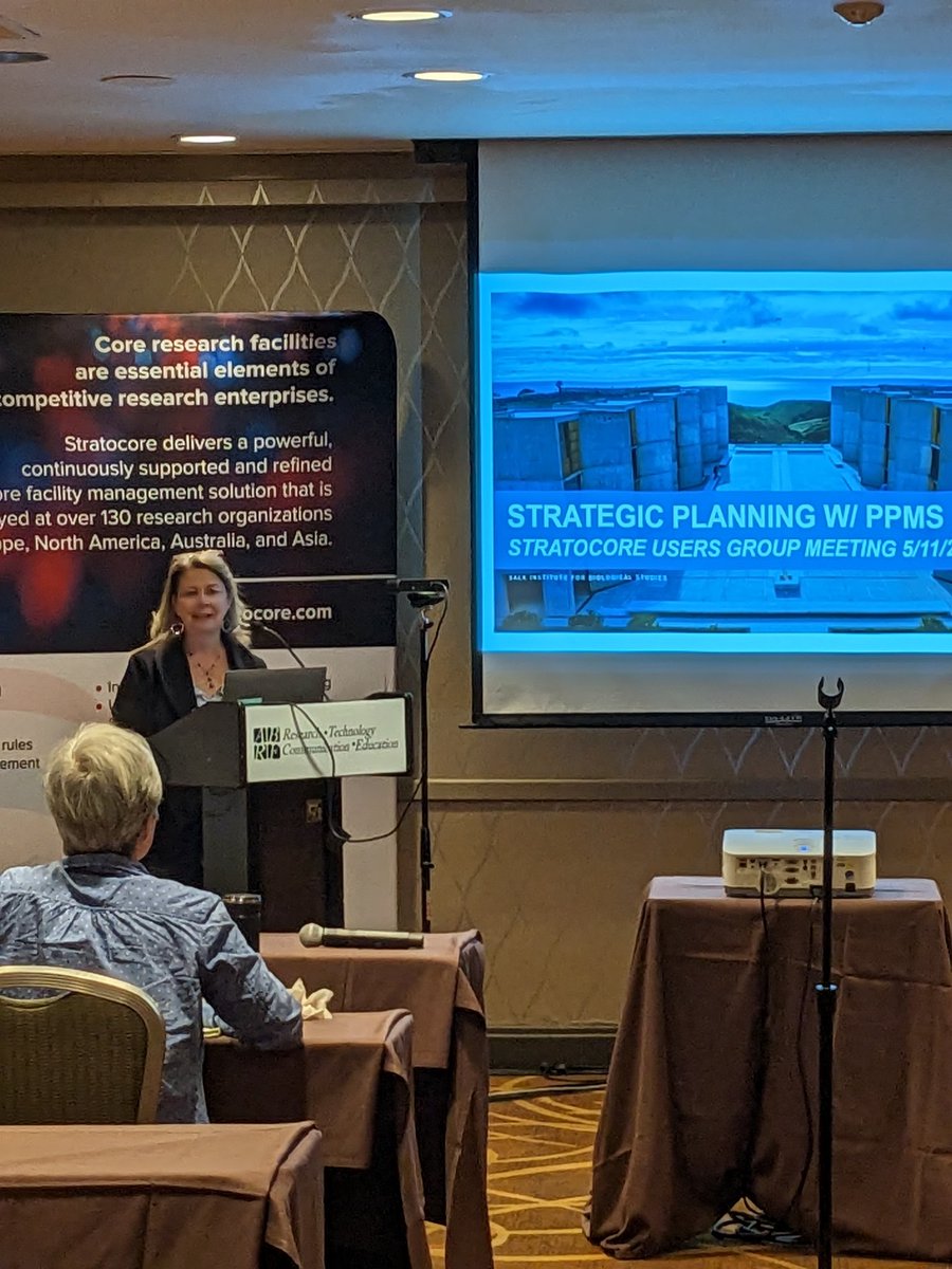 arber_dave's tweet photo. @Stratocore has its final presentation with Julie Auger, Salk Institute for Biological Studies - “Utilizing PPMS for strategic planning” @Salkinstitute #PPMS https://t.co/O4hhWhVbJD