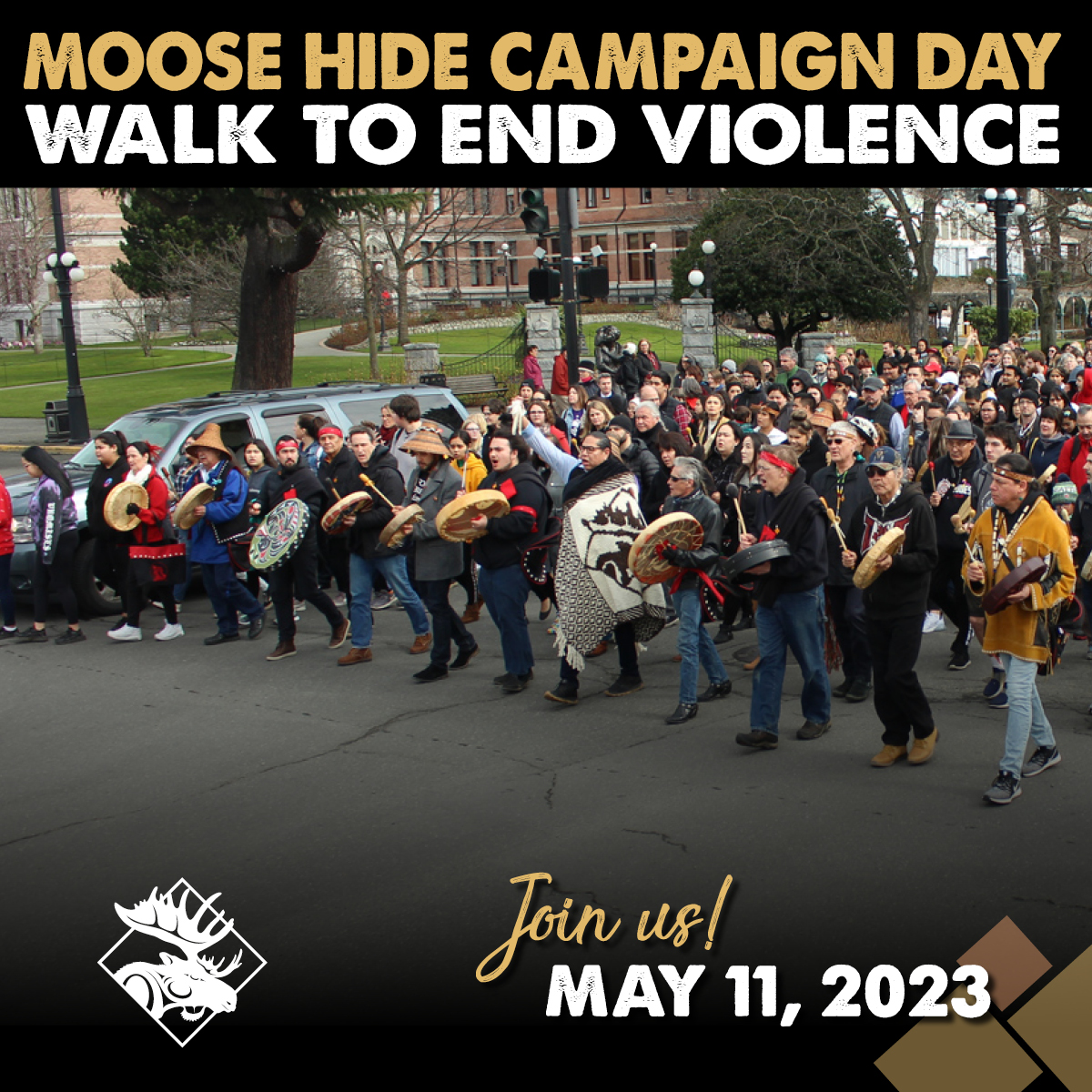 Victoria Chamber (@chambervictoria) on Twitter photo <a href="/Moose_Hide/">Moose Hide Campaign</a>, an Indigenous-led movement standing up against violence towards women and children, is holding a #WalktoEndViolence today from 12-1pm, starting at Thunderbird Park at Douglas and Belleville streets.
Learn more >>> moosehidecampaign.ca
#MooseHideCampaignDay <a href="/Moose_Hide/">Moose Hide Campaign</a>, an Indigenous-led movement standing up against violence towards women and children, is holding a #WalktoEndViolence today from 12-1pm, starting at Thunderbird Park at Douglas and Belleville streets.
Learn more >>> moosehidecampaign.ca
#MooseHideCampaignDay
