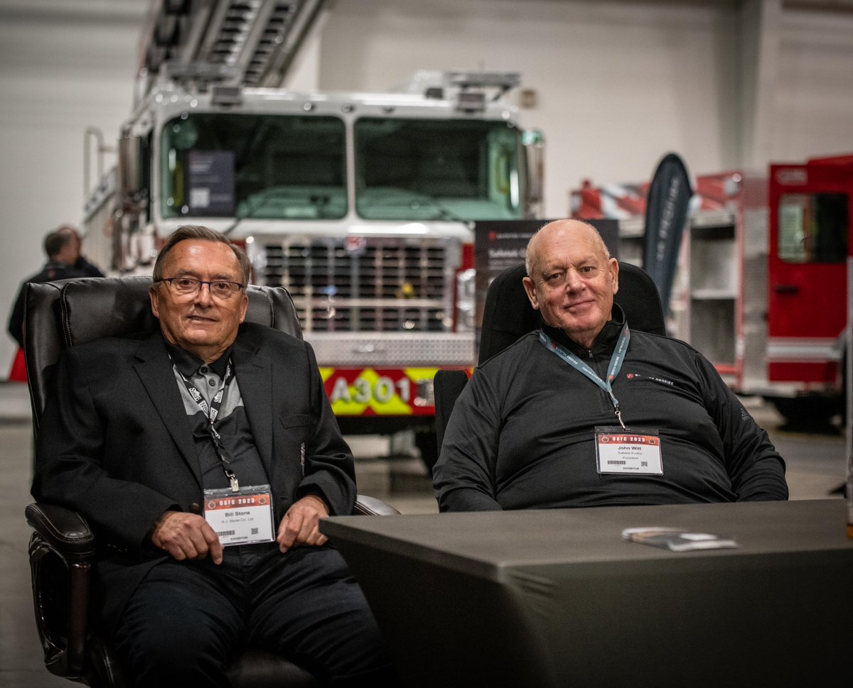 AJStoneCompany's tweet photo. A couple of legends in the industry! #OAFC2023
Fire Equipment Legend and Fire Truck Legend.
@BStoneAJStone | @Firetruckguy1 | @ONFireChiefs | @SafetekProfire https://t.co/uOiBzGTyPX