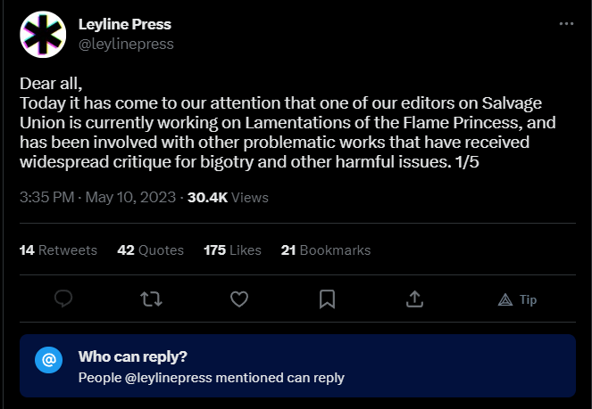 Bwahaha. They turned off replies. This thread did not go the way they planned. Huge white pill for the hobby. This kind of behavior will not be tolerated by hobbyists.