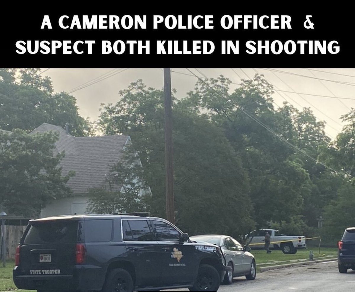 HBMtv on Twitter "Cameron, TX police officer & suspect both killed in