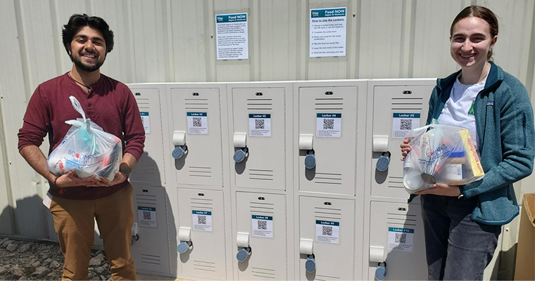 Thanks to two @UWMadison students and Wisconsin Idea Fellows, The River Food Pantry has installed 10 outdoor lockers to fill with free food for anyone to access outside of pantry distribution hours. Read more: riverfoodpantry.org/blog/new-after…