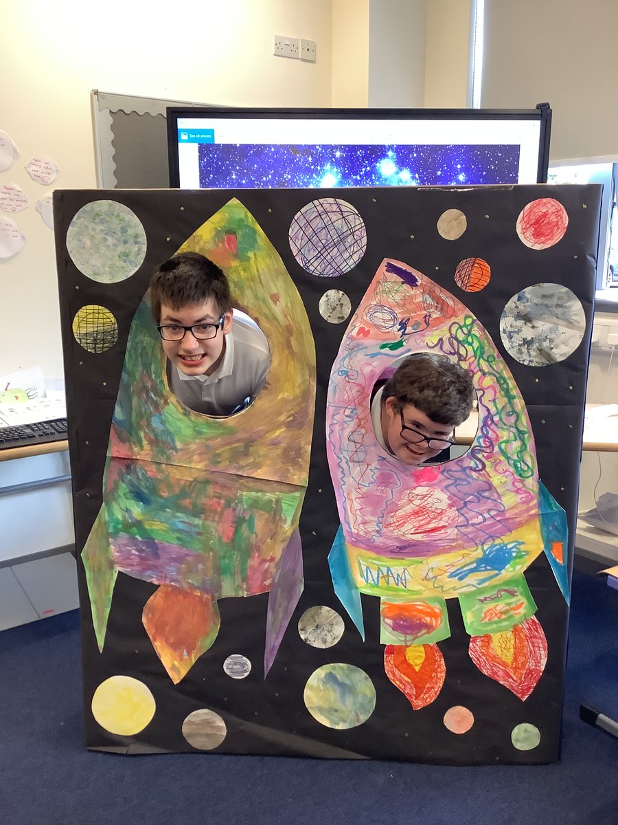 loads of fun in art today for Mrs Ls class. Thank you Miss Barr for helping to create our rockets. They are very loved. <a href="/alloa_artdept/">ArtandDesign@AlloaAcademy</a> <a href="/NMSEngage/">NMS Learning & Engagement</a> <a href="/NatGalleriesSco/">National Galleries of Scotland</a> <a href="/ESA__Education/">ESA Education</a> <a href="/spacegovuk/">UK Space Agency</a>