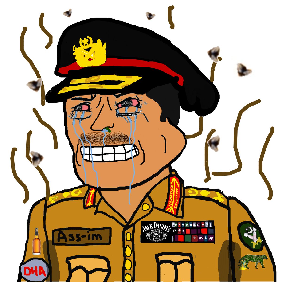 a certain someone behind the #damaged gates of GHQ right now...
