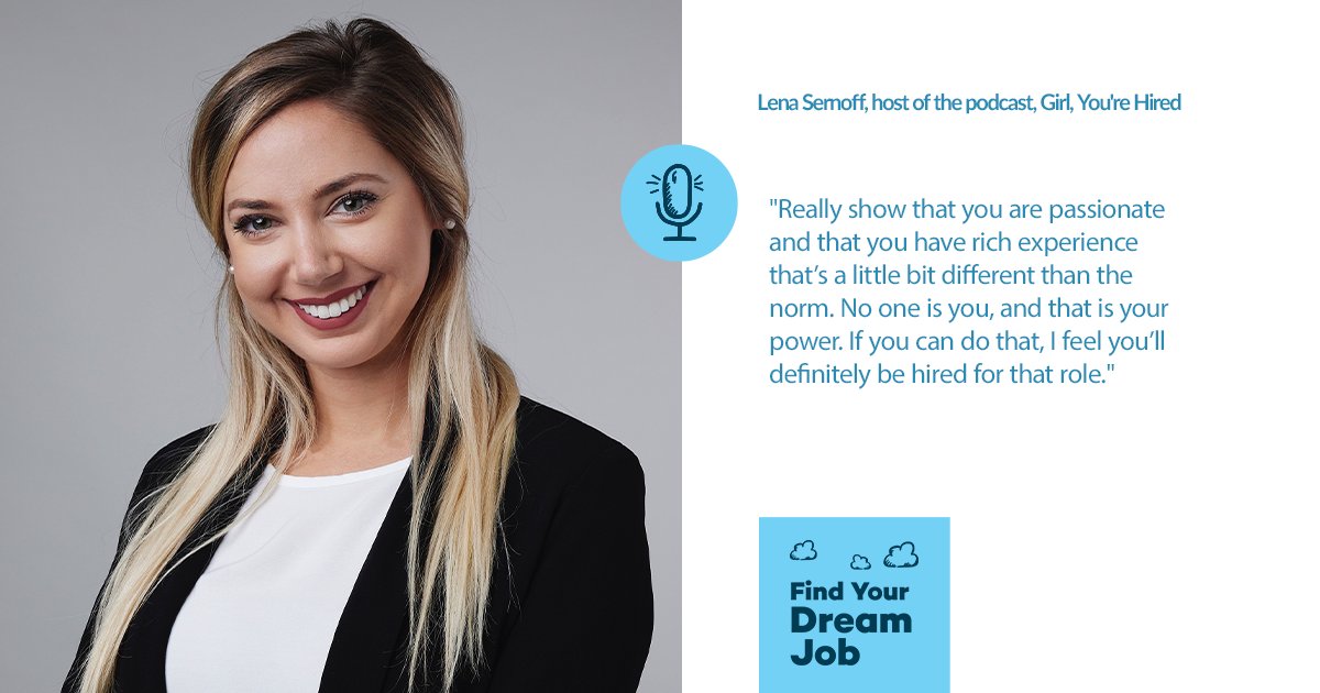 LenaSernoff's tweet photo. I'm excited to share that I appeared on @Macs_List's "Find Your Dream Job" #careerpodcast with @Mac_Prichard this week! Listen to my episode here! https://t.co/opJSQPbRnr https://t.co/0auvrYDl7a