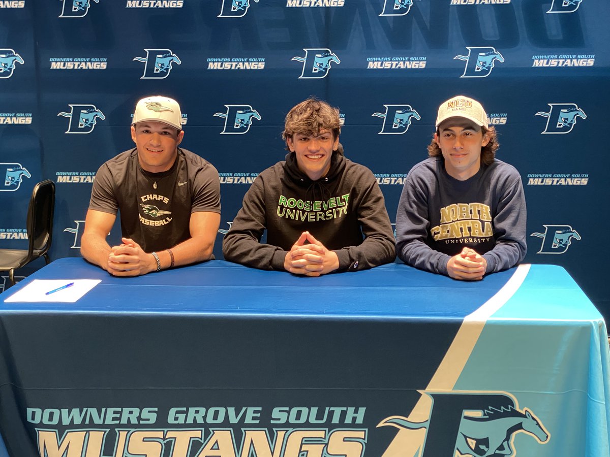 DgsBaseball's tweet photo. Congratulations to our five seniors who are continuing their baseball careers in college!
Anthony Titone: College of DuPage
Daniel Dalton: Roosevelt University
Joey Sperando: North Central University (MN)
Luke Bernas: McHenry Community College
Michael Jones Jr.: Concordia Chicago https://t.co/bcc3WbQ7VN