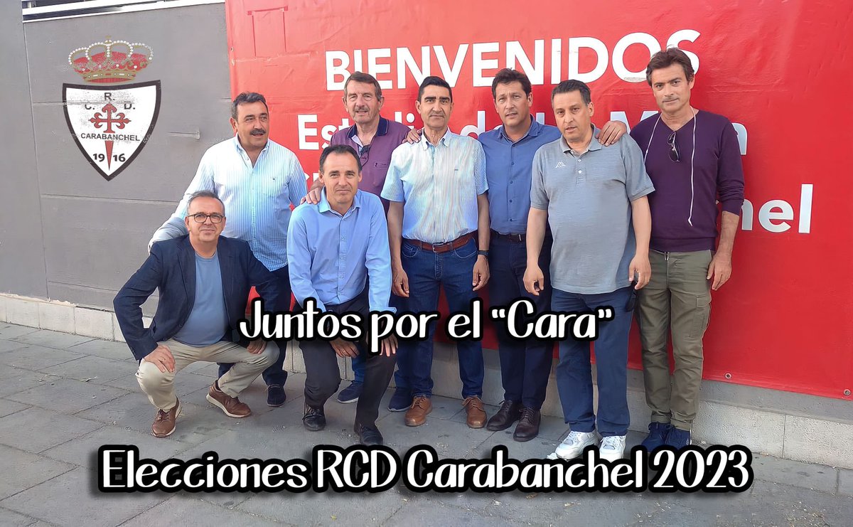 Domingo 21 de mayo.Elecciones a la presidencia del RCD Carabanchel.En tus manos está el cambio 🗳️
