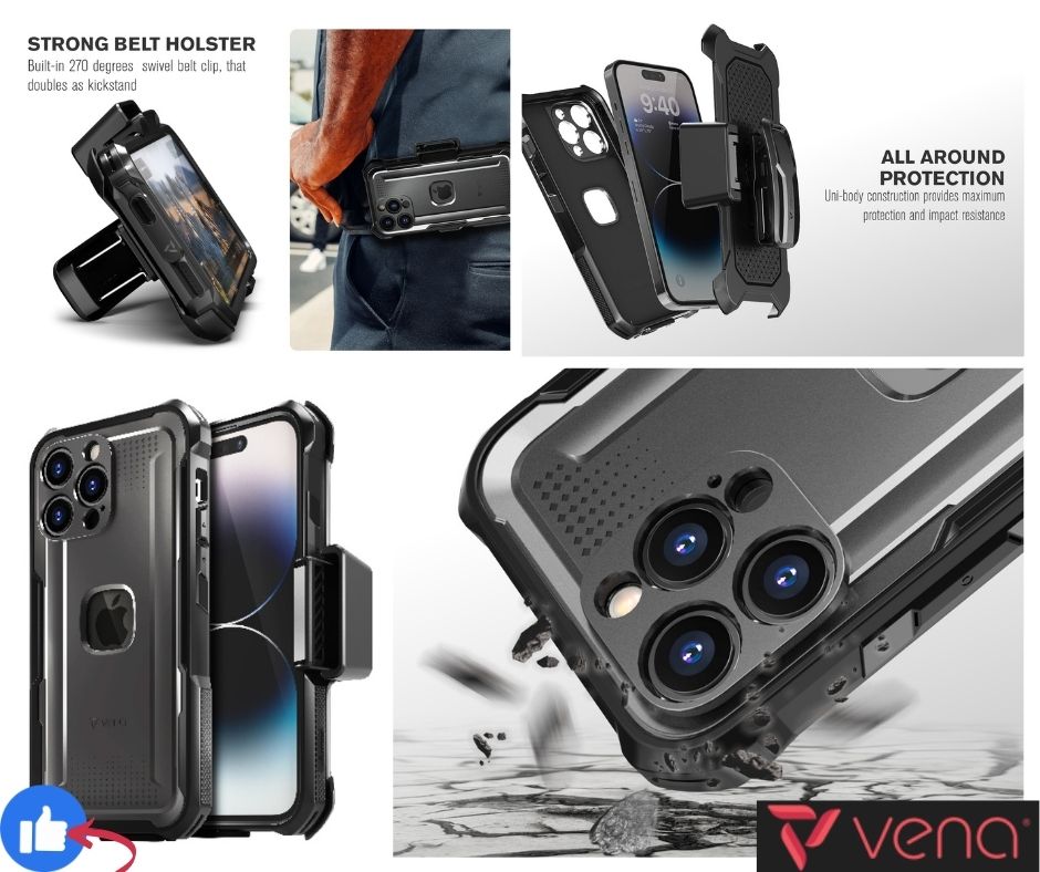 vArmor iPhone 14 Pro Max Holster Case