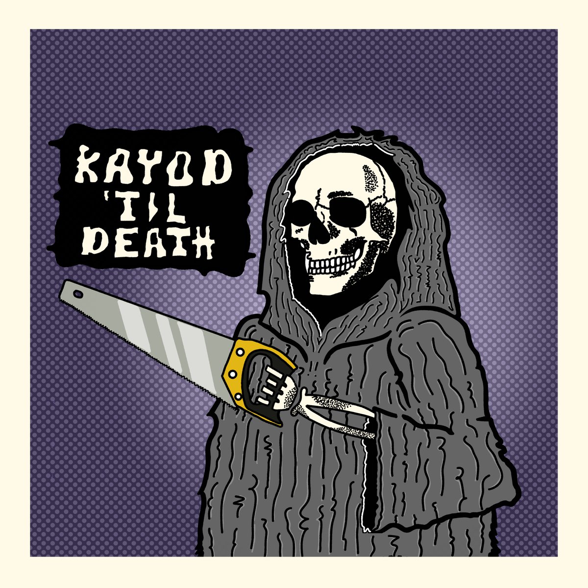 JPCezarx's tweet photo. auction is now live @objktcom 

KAYOD 'TIL DEATH💀🪚
1/1

bid starts at 1 #tezos https://t.co/3agFI2TlLq
