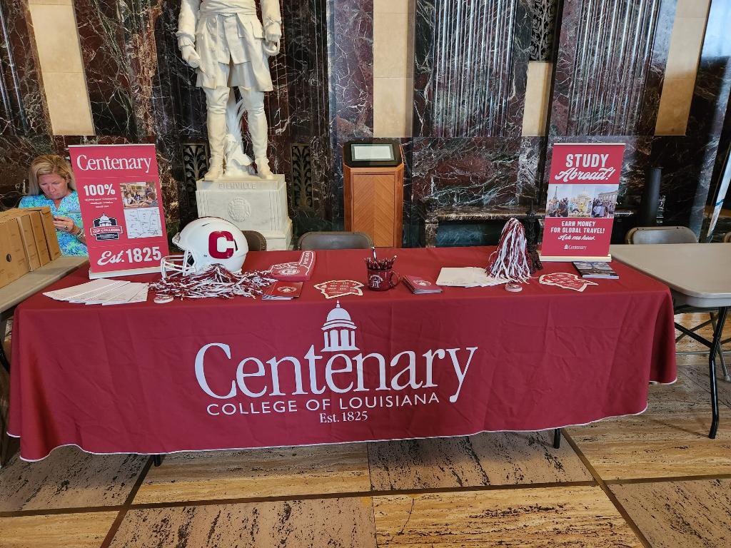 Centenary is proud to participate in @LAICU_US Day at the Capitol! Come see us!