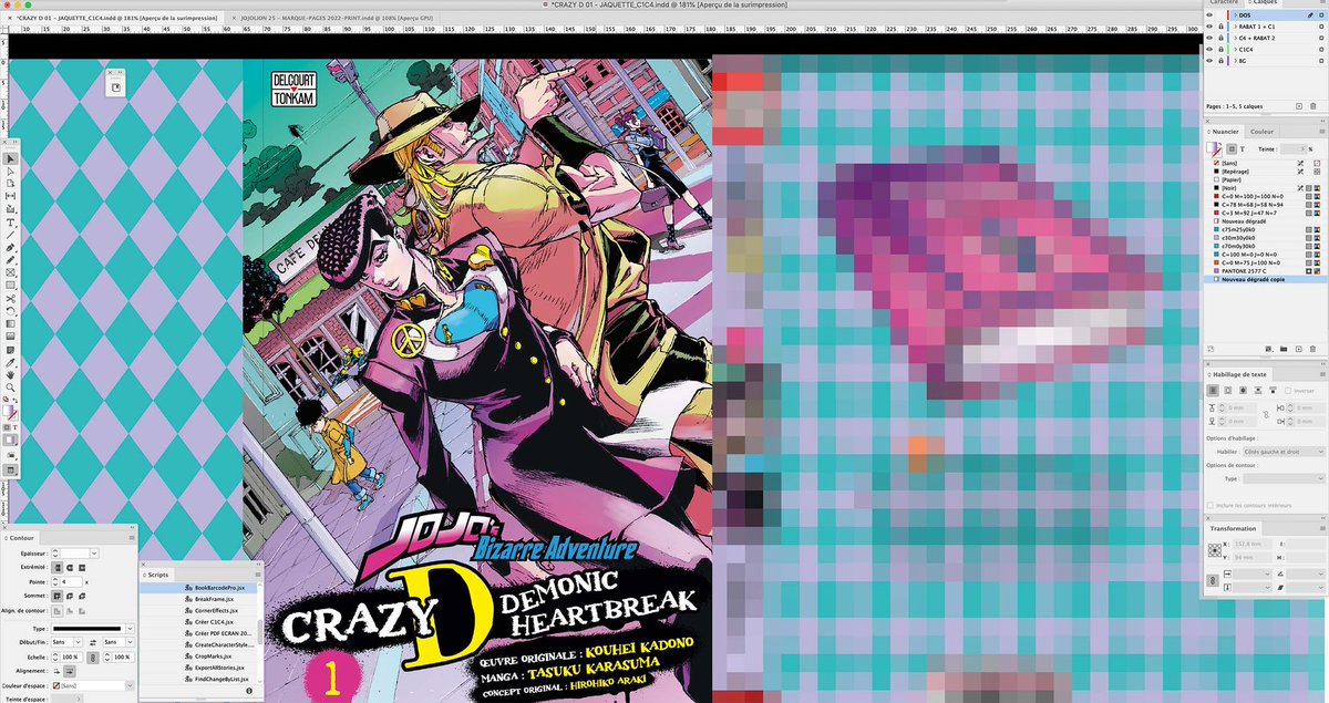 ShinobiYao's tweet photo. Maquette en cours ! #crazyD #JoJosBizzareAdventure #shonen #manga #araki @DelcourtTonkam https://t.co/SH94I2W1jy