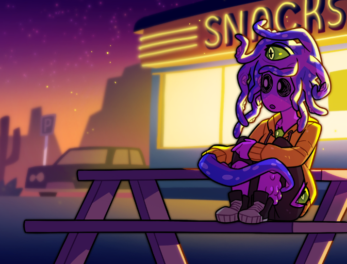 ThingsOTD's tweet photo. Today's character of the day is Zoe, from Monster Prom/Camp/Roadtrip! https://t.co/XolGtXC6ow