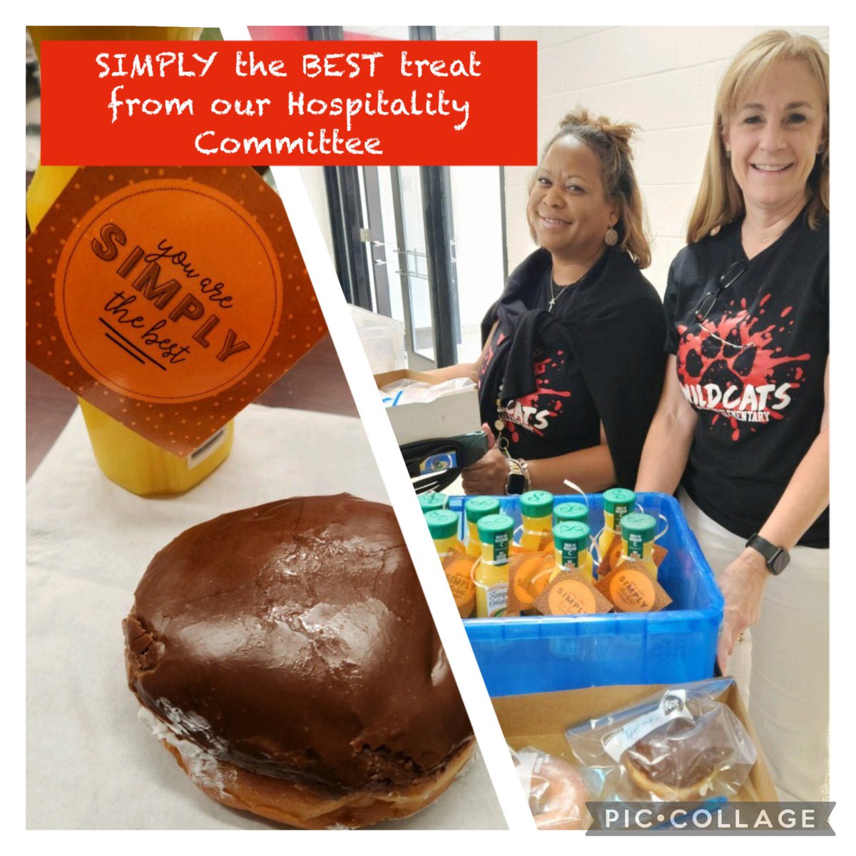 Teacher Appreciation Week sweetness continues! 🍩🍊#oneteamonedream <a href="/erfogleman/">Elizabeth Fogleman</a> <a href="/ABSSPublic/">Alamance-Burlington School System</a>