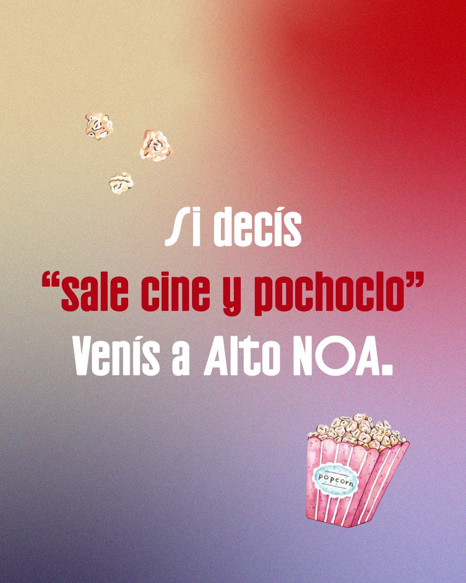 AltoNOAShopping's tweet photo. 🍿Atención fanáticos del cine🍿 Llegaron los estrenos de la semana al shopping de salta ¿Por qué estreno venís?💫 https://t.co/O0NeSmiACY