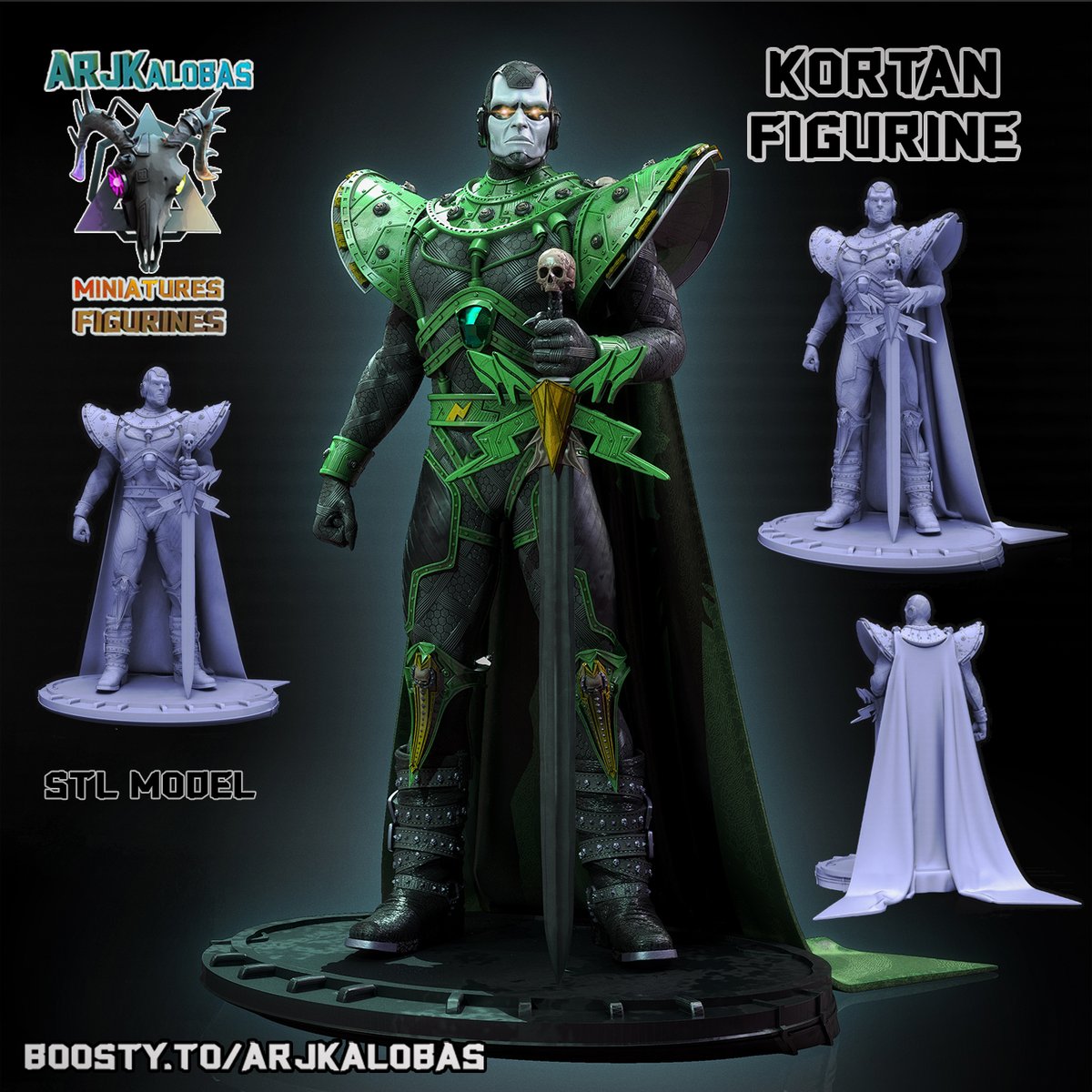 ARJKalobas's tweet photo. Figurine Kortan from Highlander: The Animated Series. Get model: https://t.co/3A9zMi5f0k #arjkalobas
#highlander #highlanderfigurines #highlanderkortan #kortanfigurine #stl #figurines #highlanderfanart
#kortan https://t.co/3QNp4xITHx