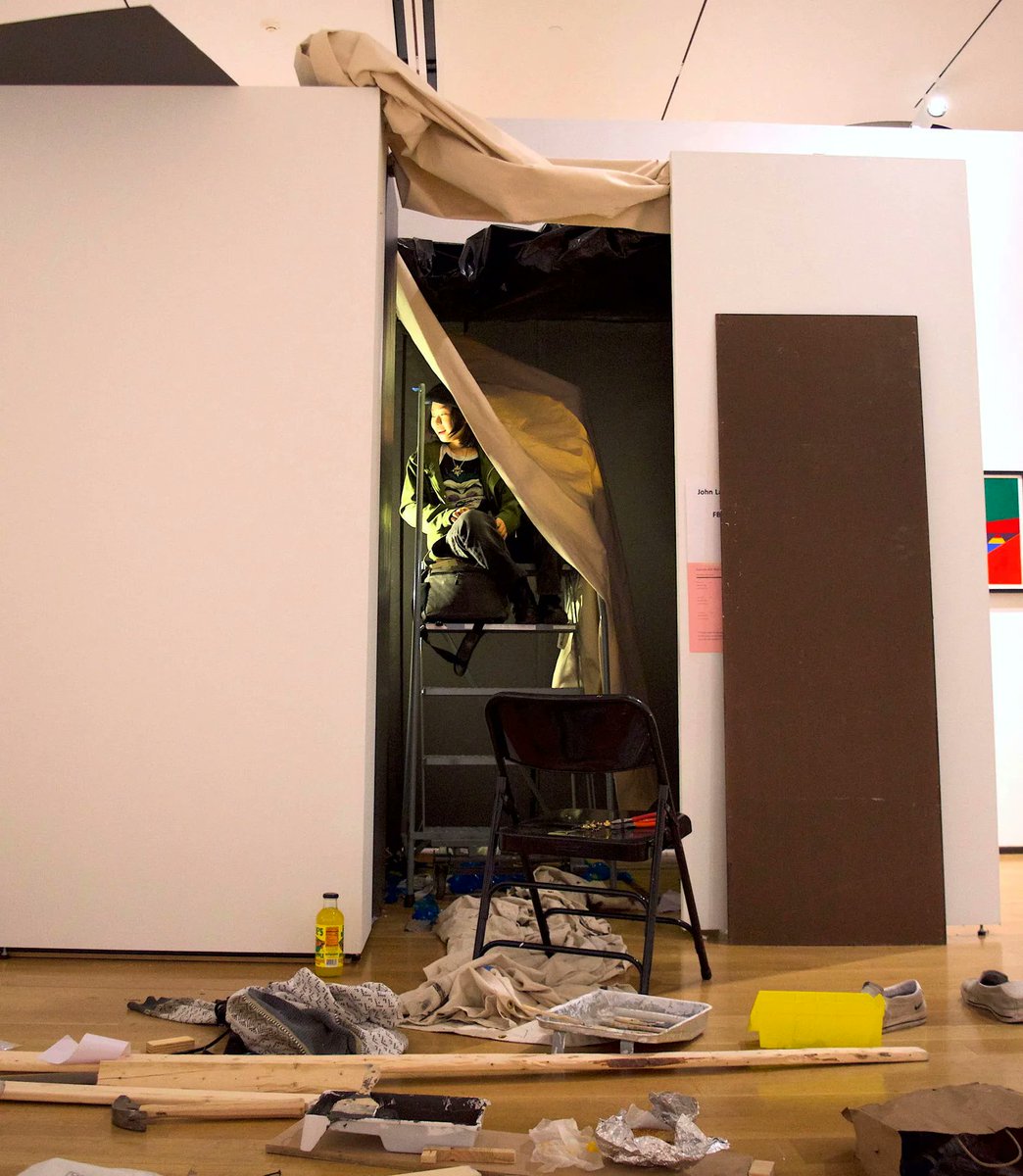 Here's a behind-the-scenes look at the installation process!
♦️  Join us tonight at the Annual Student Exhibition Preview Party at 5pm for an exclusive experience or at the public opening beginning May 12th. For more info visit 🔗 link below.
pafa.org/school/annual-…