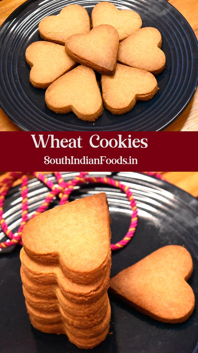 South Indian Foods on Twitter "3 Ingredient Wheat CookiesNo maida/oven/egg https//youtu.be