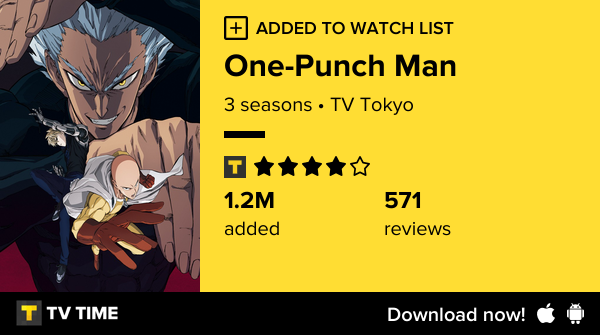 sarcasssm's tweet photo. I've just started following One-Punch Man https://t.co/TJGFu73Tcu #tvtime https://t.co/WSmF7rJM8R