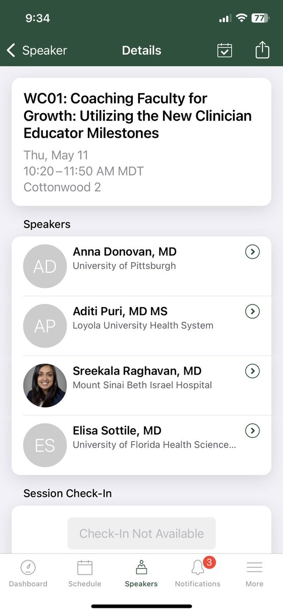 Excited to get the chance to talk about new Clinician Educator Milestones and learn from an amazing group of educators! Come join us! ⁦@SocietyGIM⁩ #SGIM2023 ⁦@MacNealIMRP⁩