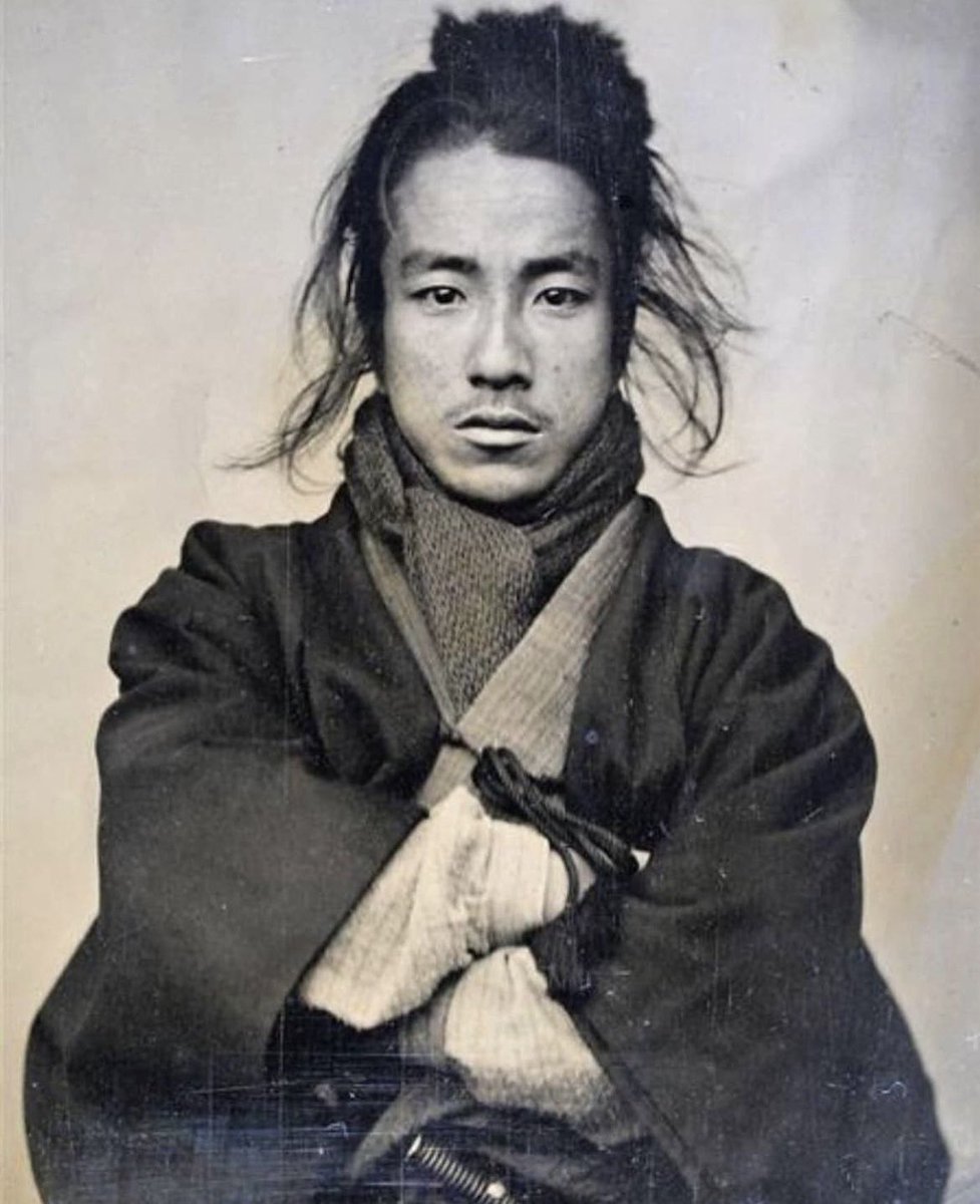 Oda Nobuyoshi was a dentist from Japan during the the Meiji Era (1868-1912) and was apparently a retainer for the lga clan (famous ninja clan), although what that entailed remains a mystery. This photo was taken in 1880 when he was 20 years old.