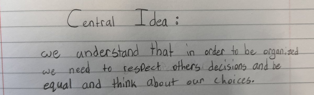 hollygalbraith0's tweet image. Trying out making generalizations (or central ideas) after the learners have had some learning engagements in our government How We Organize Ourselves unit. #conceptbasedlearning