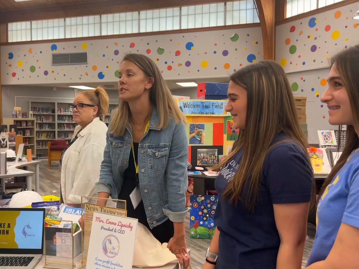 Liv like a Unicorn (@livlikeaunicorn) on Twitter photo What a great morning attending Career Day, speaking to Eisenhower Generals about starting and working in a nonprofit. So many of the kids were SHOCKED with the lack of funding for pediatric cancer. Let’s hope we inspired them to #bethegood! #knowbetterdobetter <a href="/DDEGambino/">Lori Gambino</a> What a great morning attending Career Day, speaking to Eisenhower Generals about starting and working in a nonprofit. So many of the kids were SHOCKED with the lack of funding for pediatric cancer. Let’s hope we inspired them to #bethegood! #knowbetterdobetter <a href="/DDEGambino/">Lori Gambino</a>