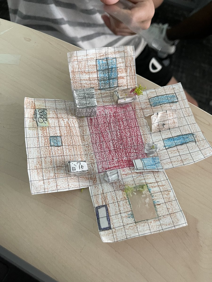 LMawhee's tweet photo. Our 5th graders are using perimeter, area, volume concepts and a budget to design and create tiny houses. 
@SpearsElem #PBL https://t.co/wOiIXFrJng
