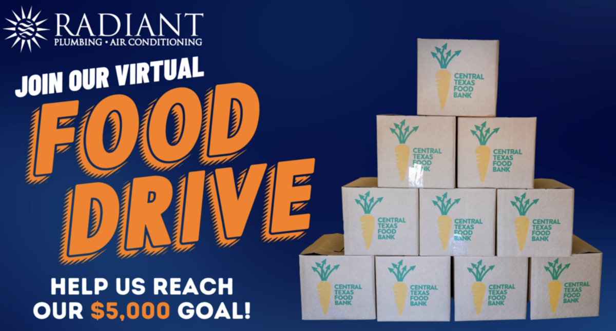 CallRadiant's tweet photo. We're doing a virtual food drive to support the @ctxfoodbank 🥕 Consider making a donation and let's support our neighbors in need 👇

https://t.co/80KrhTbtLS

#callradiant #austin #sanantoniotx #Texas #payitforward https://t.co/xjJPGKd02K