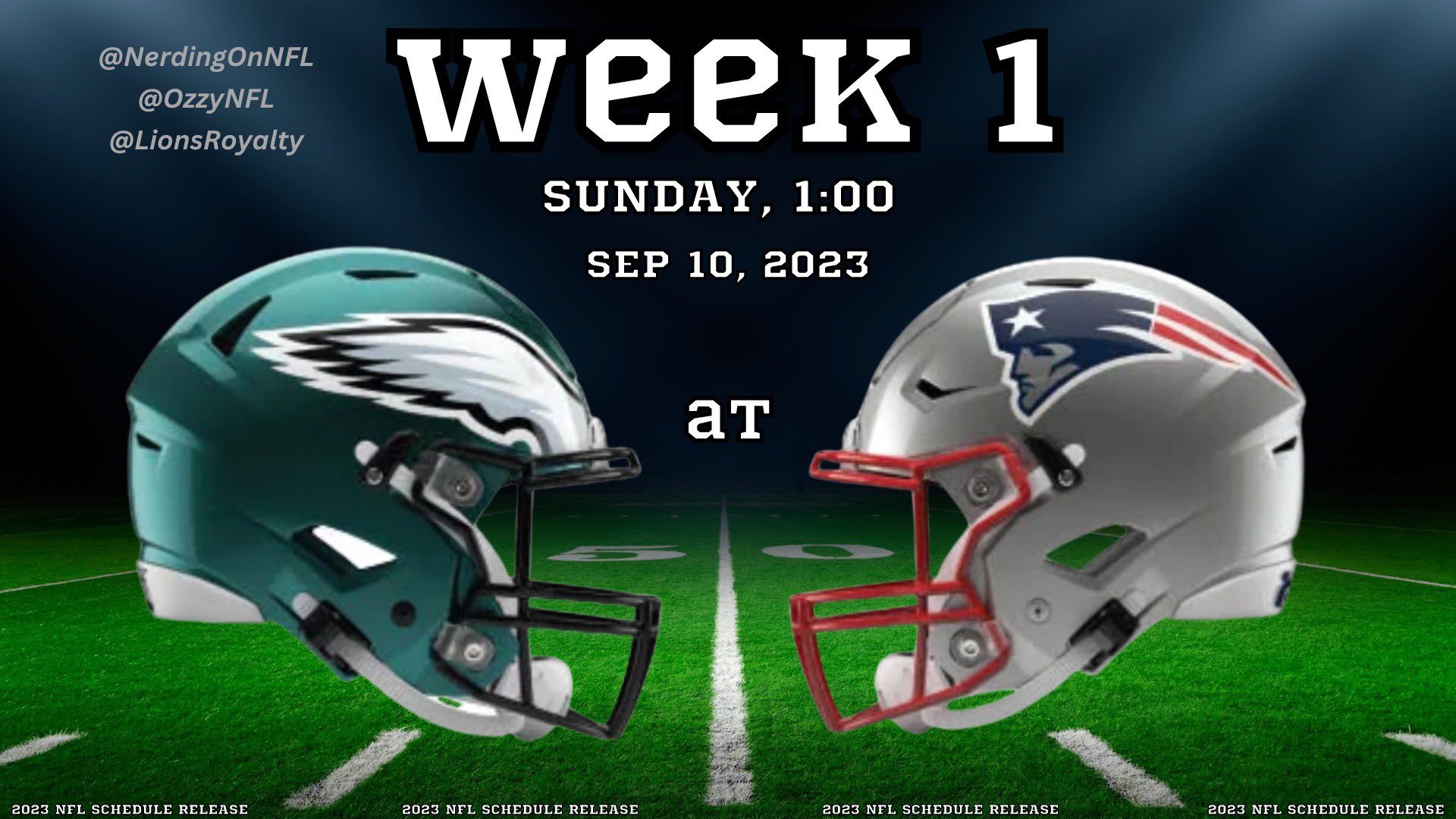 eagles schedule next week