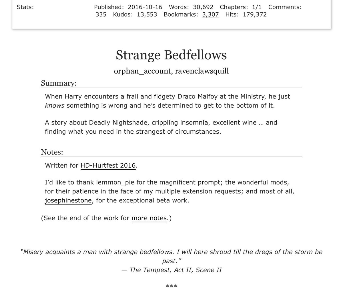 aiuredsworld's tweet photo. [Post war] Harry’s usual obsession leads him to discovery of his enemy’s addiction to sleeping draught. Stuffs happens and at the end of the day, Grimmauld Place is not as lonely as before… as well as his bed. Slow burn, heartwarming.

#hpdm #drarry 

https://t.co/DihCVyjJ9g https://t.co/LkGvYaZyde