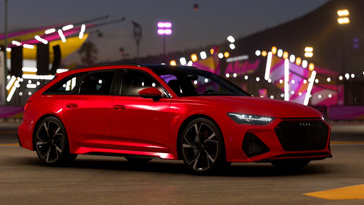 Provided you're not planning on conducting any paint battles against a freerunner any time soon, may I direct your focus to the 592hp twin-turbo V8?

The #NewToForza 2021 #Audi #RS6 #Avant is yours for 20 PTS during Winter (Dry Season) in the #FestivalPlaylist in #ForzaHorizon5.