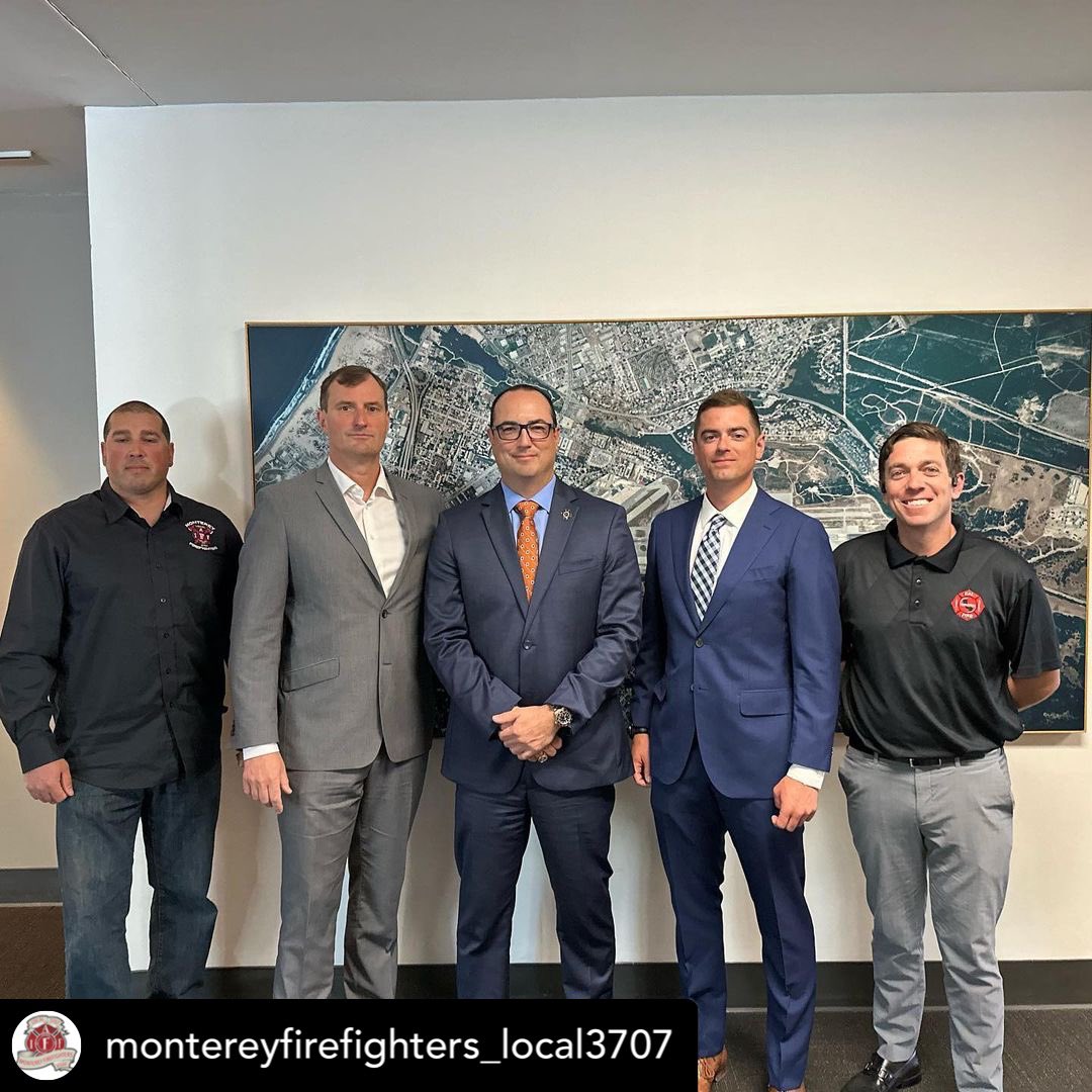 team10th's tweet image. Members of #Team10th from Monterey Firefighters L3707 recently fought against their local airports decision to move to a private for-profit model. They utilized their resources with #Team10th &amp;amp; #OURIAFF to combat the issue, &amp;amp; last week the board voted to KEEP Monterey FF.