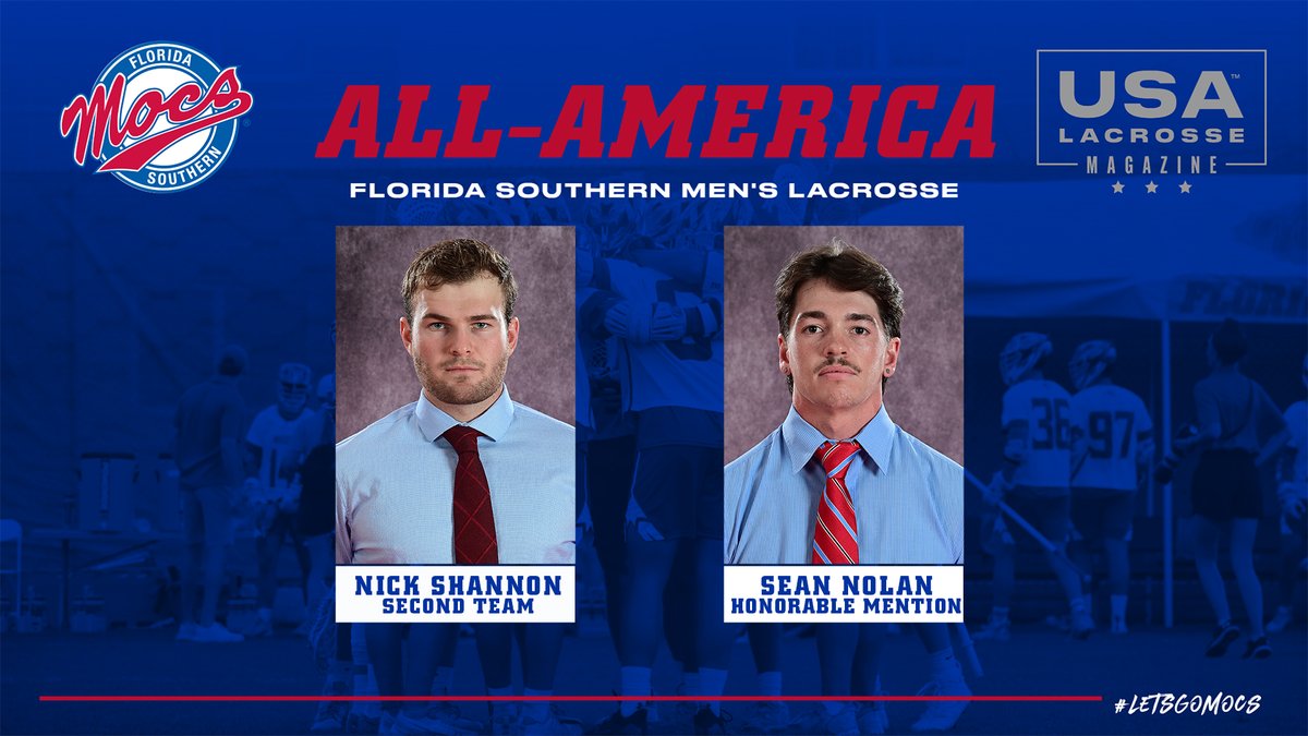 Congratulations to Nick Shannon and Sean Nolan of #14 @FSC_MLAX for earning @USALacrosseMag All-America honors! 📰 bit.ly/44QnBbY #LetsGoMocs