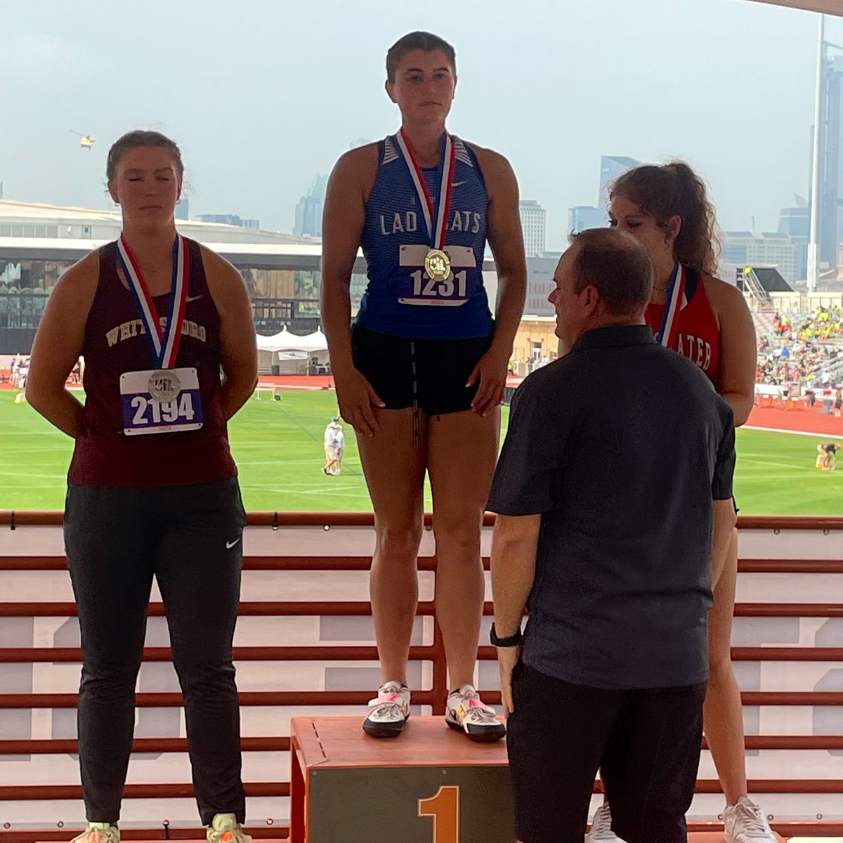 𝟑𝐀 𝐒𝐓𝐀𝐓𝐄 𝐂𝐇𝐀𝐌𝐏𝐈𝐎𝐍

Discus - 150’05” 

🥇 Taylor Wiseman

#UILState