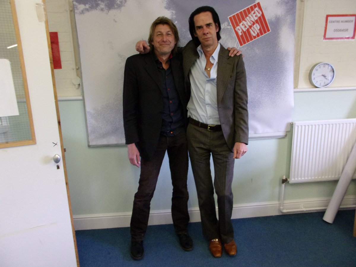 We want to say a big thank you to @nickcave for taking part in our #PennedUp festival with @manwithbooks today and talking to us about loss, hope and creativity. #prisoneducation #reducingreoffending