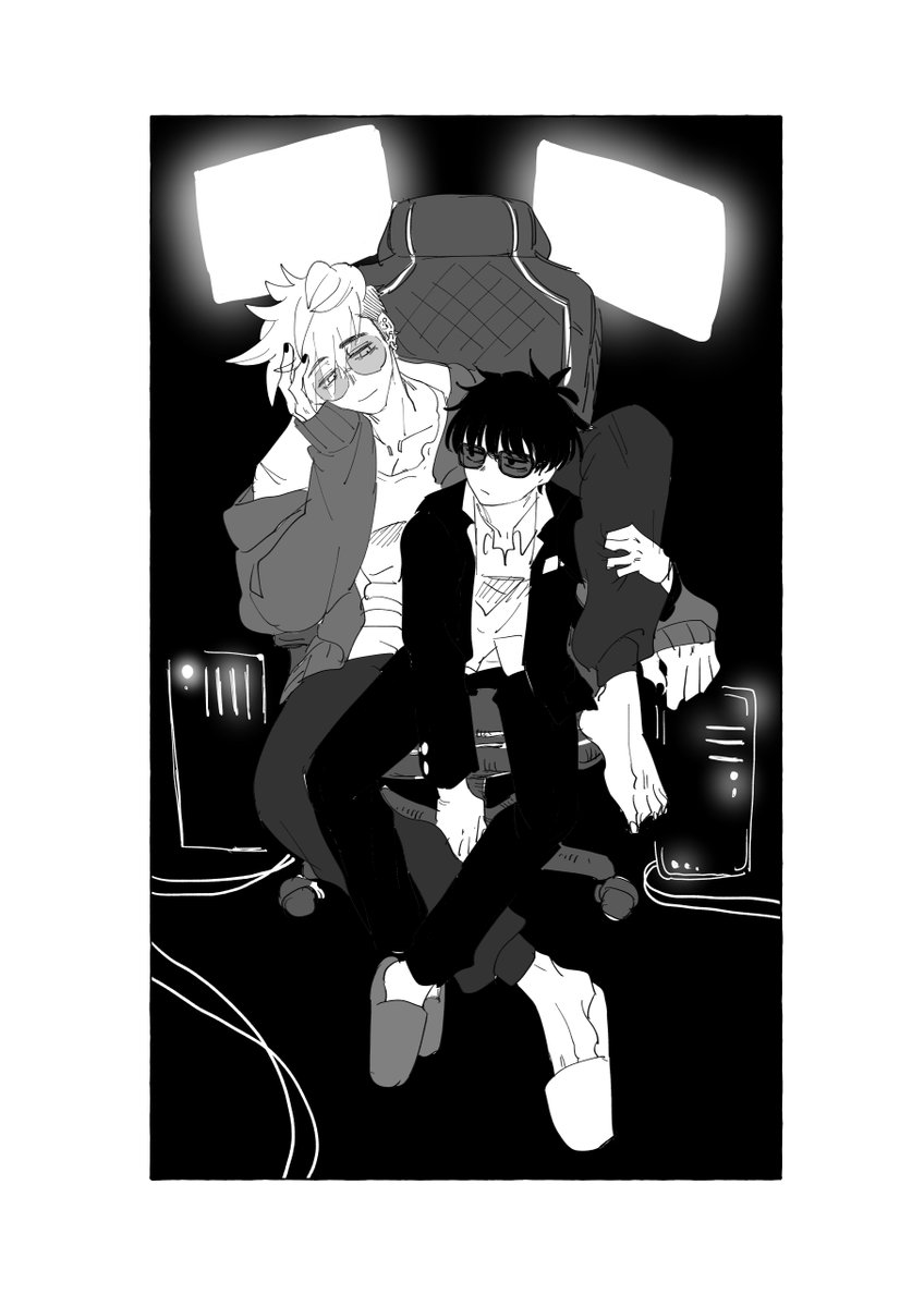 @mochimugigenmai もちさんもう寝てると思うんで置き逃げなんですけど妖怪胡乱在宅お兄さんがあまりに好きすぎて勝手にヘキを盛りました 